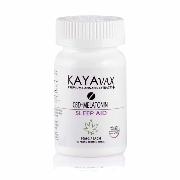 CBD Pills- Sleep Aid With Melatonin Kayavax